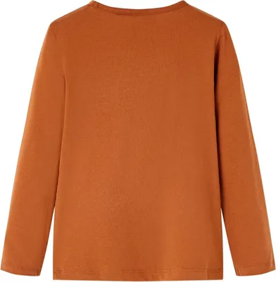 Produktbild von vidaXL Kinder-Langarmshirt Cognac 116