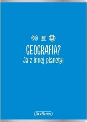 Zdjęcie produktu dla Zeszyt A5 60k kratka tematyczny Geografia Herlitz