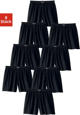 Produktbild von LE JOGGER Weiter Boxer 8 er-Pack schwarz Größe 6