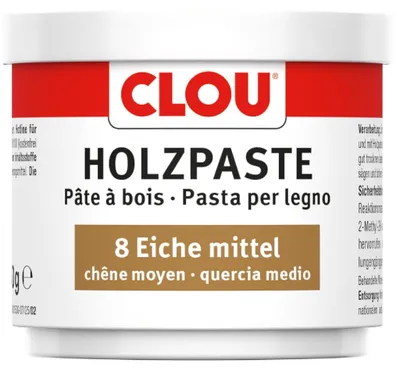 Produktbild von Clou Holzpaste 150 g eiche mittel