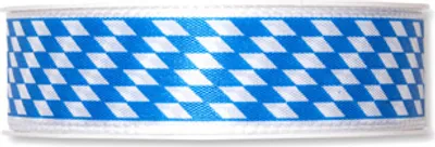 Produktbild von Dekoband Bayernraute 25m x25mm
