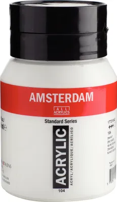 Produktbild von Royal Talens Acrylfarbe 104 Zinkweiß 500 ml - Amsterdam Standard