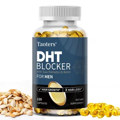 Produktbild von DHT-Blocker für Männer (120 Kapseln) – Unterstützung für Haarwachstum und die Gesundheit der Haarfollikel