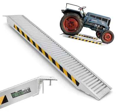 Produktbild von TRUTZHOLM 1x Schwerlastrampe 1650 kg Länge 265 cm Alu Breite 35 cm Auffahrrampe für Baumaschinen PKW