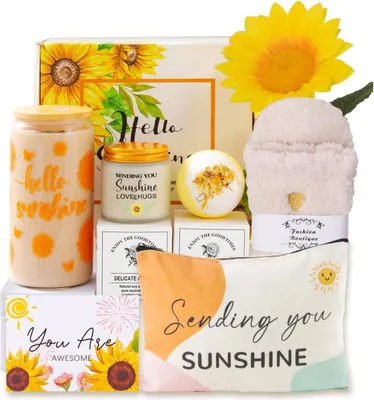 Produktbild von MEIMUCUL Geschenkset für Frauen Wellness Geburtstag Weihnachten Sunshine Set