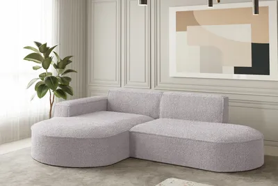 Produktbild von Kaiser Möbel Ecksofa Designer MODENA STUDIO stoff LOOP Rosa Links