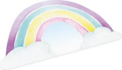 Produktbild von stabiles Vinyl Tischset Regenbogen Kinder Platzset abwaschbar