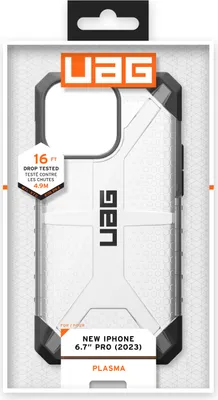 Produktbild von Urban Armor Gear Plasma, Cover, Apple, 15 Pro Max, 17 cm (6.7"), Schwarz, Transparent