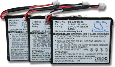 Produktbild von vhbw 3x Akku Ersatz für AEG DLP413239, 0829 für schnurlos Festnetz Telefon (500 mAh, 3,7 V, Li-Ion)