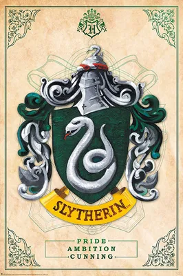 Produktbild von Harry Potter - Poster - Slytherin