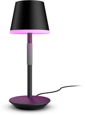 Immagine prodotto di Lampada da tavolo intelligente portatile Philips Hue Go (nera)