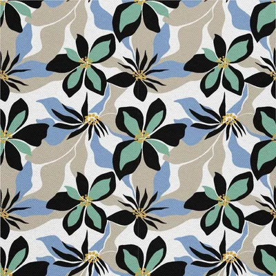Immagine prodotto di OUTDOOR DECOSTOFFE OXFORD - motivo fiori tropicali astratti