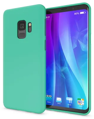 Produktbild von Samsung Galaxy S9 Hülle Handyhülle von NALIA, Ultra-Slim TPU Silikon Neon Case Grün