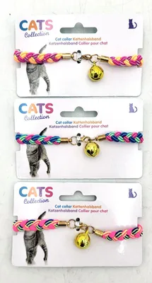 Produktbild von Katzenhalsband mit Glöckchen Haustierhalsband Katzenzubehör Halsband Katzenhalsriemen