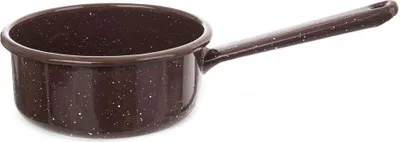 Obrázek produktu pro Smaltovaný kastrol ORION 0,9 l HNĚDÝ