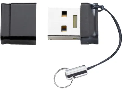 Obrázok produktu pre Intenso Slim Line, 128 GB, USB Typ-A, 3.2 Gen 1 (3.1 Gen 1), 100 MB/s, Čiapky, Čierna