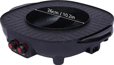 Produktbild von Elektrischer Grill, Hot-Pot-Funktion, präzise Steuerung, schwarz