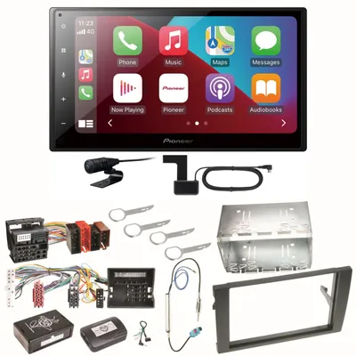 Produktbild von Pioneer SPH-DA160DAB Android Auto CarPlay Einbauset für Audi A4 B6 B7 Seat Exeo