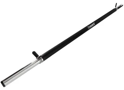 Obrázek produktu pro Posilovací tyč s pěnovým madlem, 120 cm, pružinové uzávěry