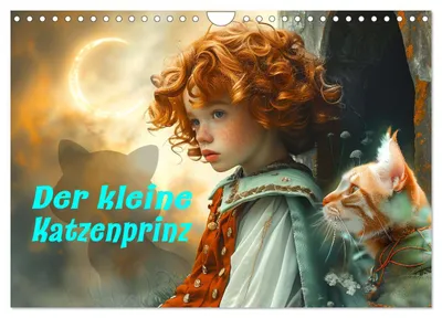 Produktbild von Der kleine Katzenprinz (Wandkalender 2027 DIN A4 quer), CALVENDO Monatskalender