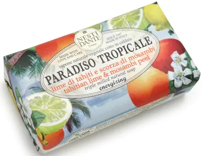 Obrázek produktu pro Nesti Dante Paradiso Tropicale mýdlo Tahitská limetka a kůra Mosambi (250g), 40294