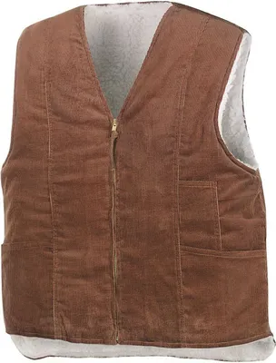 Produktbild von Craftland Cordweste Webfell Gr. M braun