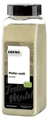 Immagine prodotto di UBENA 712244004 UBENA Pfeffer weiß gemahlen Gewürz, 600,0 g