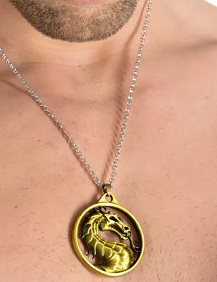 Produktbild von Halskette Mortal Dragon bronze -