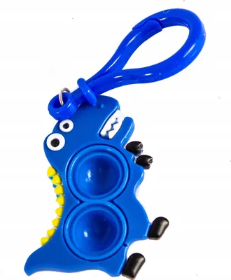Produktbild von Pop It Dinosaurier Schlüsselanhänger Antistress Fidget Toy Push Bubble Bunt Verschiedene