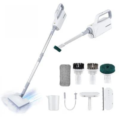 Produktbild von Zimilo 2-in-1 Dampfreiniger & Dampfmopp, 1500W Steam Mop, 257°F Heißdampf, 370ml Tank, Chemiefrei, Für Böden, Bad, Küche, Fenster, Teppich