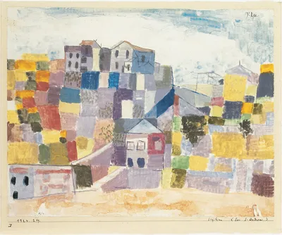 Produktbild von Legendarte - Kunstdruck auf Leinwand - Sizilien - Bei S. Andrea - Paul Klee - Wanddeko, Canvas cm. 50x60