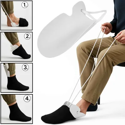 Produktbild von Sockenanzieher Strumpfanziehilfe Strumpfanzieher Anziehhilfe Socken Strümpfe