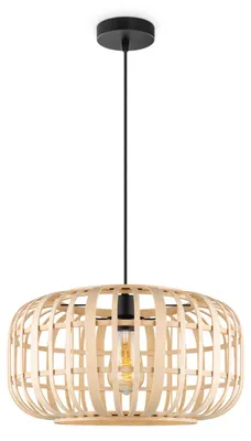 Produktbild von Home Sweet Home Bohemian Pendelleuchte Bambus Lampenschirm 40 x 126 cm (B X H)