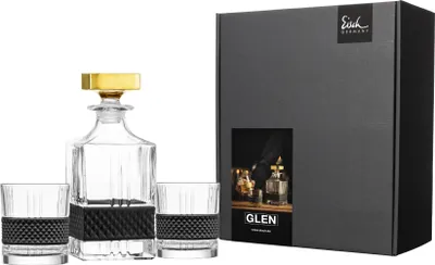 Image de Eisch Whisky Set 845/98 noir en coffret cadeau Festivity. GLEN 78884598