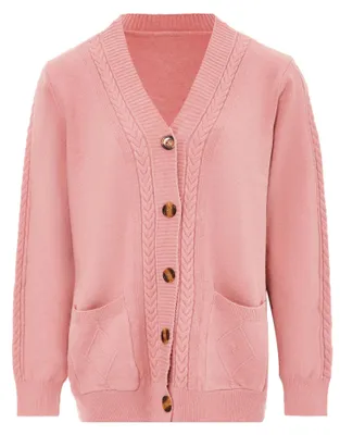 Produktbild von dulcey damen strickjacke - Rosa, XS/S