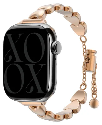 Produktbild von Apple Watch Stahlarmband 'Hearts' (Rosegold) - 38/40/41/42mm