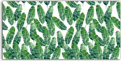 Produktbild von Coloray Canvas 120x60  Wandbild Leinwand Bilder Deko Grüne exotische Blätter Tropisch