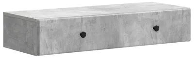 Obrázok produktu pre Nástenný bočný stôl Betónovo sivá 87,5 x 34,5 x 17 cm