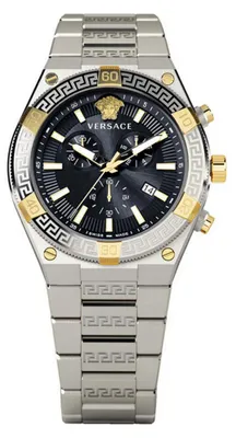 Produktbild von Versace Herren Uhr Armbanduhr Chronograph Sporty GRECA VESO01123 Edelstahl