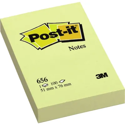 Produktbild von Post-it® Haftnotiz 51 x 76 mm gelb 100 Blatt