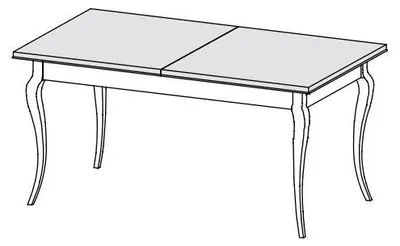 Image de Table en bois extensible, design moderne, idéale pour salle à manger ou salon. Dimensions : 160/260 cm