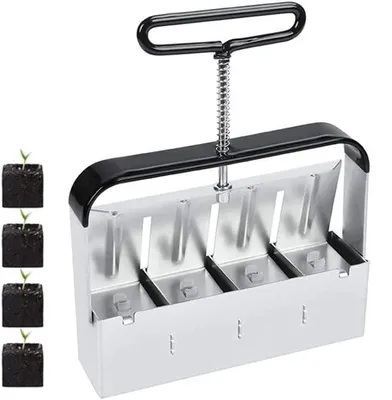 Productafbeelding van Handmatige kluitenvormers, pottenpers, plantgereedschap, tuingereedschap, 2 inch pottenpers voor zaaibak