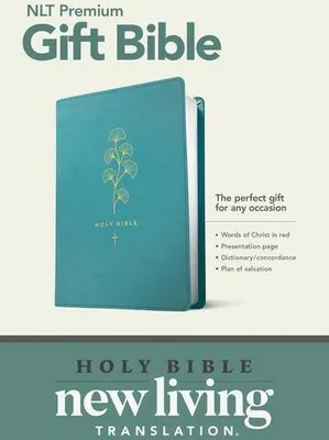 Obrázek produktu pro Premium Gift Bible NLT (Red Letter, Leatherlike, Teal)