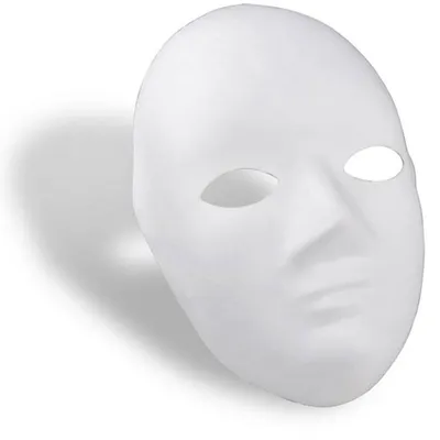 Image de Masque Meyco en papier mâché visage à personnaliser et à décorer