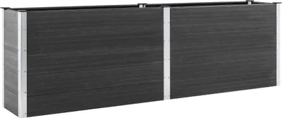 Produktbild von Garten-Hochbeet 200x100x91 cm WPC Grau
