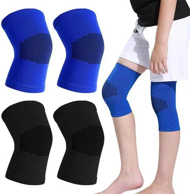 Produktbild von Kinderkniebeschermers - Elastische Sportbeschermungen - atmungsaktive - für Dansen - Schlittschuhlaufen - Roller - Fahrrad - Skateboard