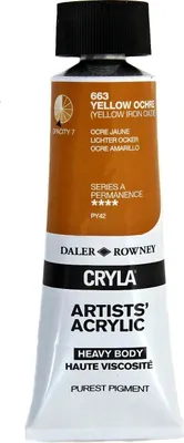 Produktbild von Daler Rowney Cryla Artists’ Acrylfarbe Yellow Ochre 75 ml 1 stk