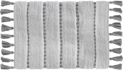 Immagine prodotto di Tappeto da bagno con frange, 50 x 75 cm, grigio