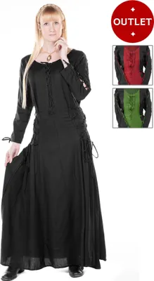 Produktbild von Mittelalterkleid - Helena Farbe: schwarz, Größe: L