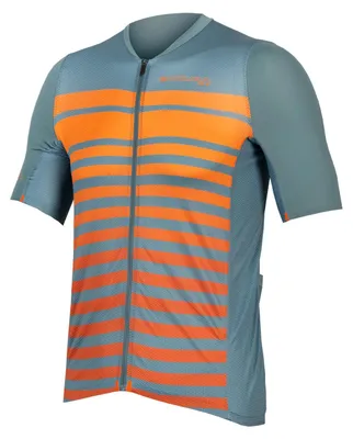 Image de Maillot de vélo à manches courtes Endura E3190 Pro SL Lite, vert/orange, taille M